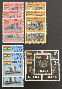 Ghana 1958 #17-20, Wholesale lot of 5, MNH,CV $5