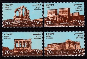 Egypt 1132a-1132d UNESCO singles MNH VF