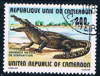 Cameroun 678 Used Crocodile 1980 (C0255)+