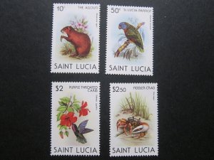St Lucia 1981 Sc 538-541 set MNH