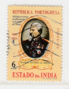 1956 Portuguese India 6r Used Stamp A20P35F2275-