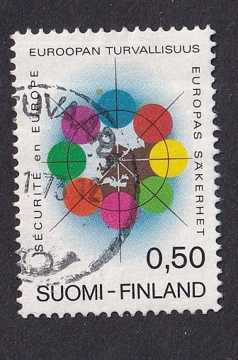 Finland   #523  used   1972  European security
