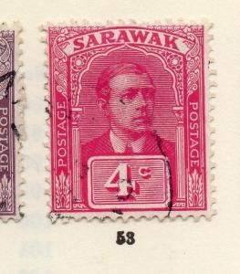 Sarawak 1918 Brooke Early Issue Fine Used 4c. 261296