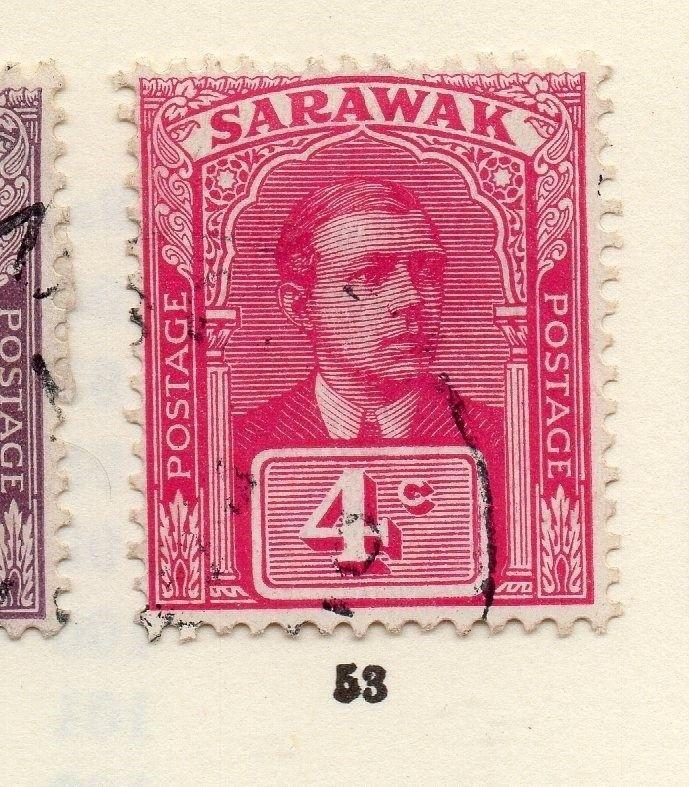 Sarawak 1918 Brooke Early Issue Fine Used 4c. 261296
