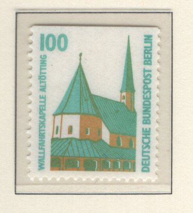 Germany  Berlin   #9N553  MNH  1989  chapel 100pf  top imperf.