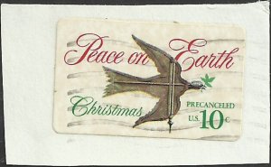 # 1552 USED CHRISTMAS DOVE AND WEATHER VANE SELF STICK