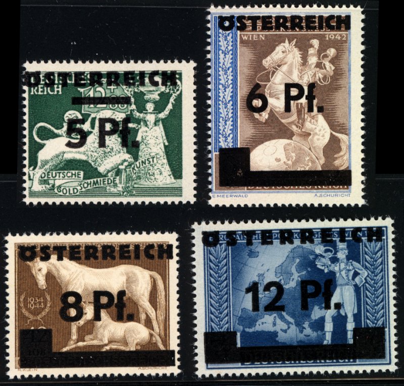 Austria 1945  Scott #394-7 MNH