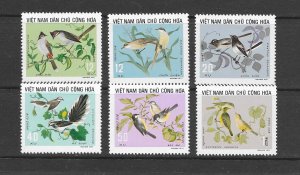 BIRDS - VIETNAM #702-7 MNH