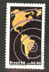 Brazil Scott 2134 MNH** Telecom 1988 stamp