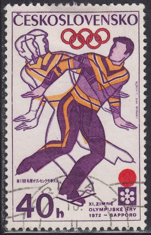 Czechoslovakia 1796 Olympic Figure Skating 1972