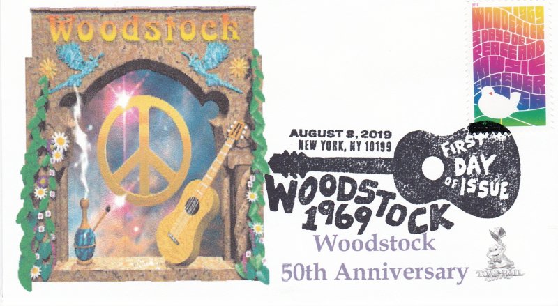 Woodstock 50th Anniversary FDC