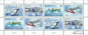 Iceland 1993 Prestige Booklet MNH Mail Transport Planes Aviation Scott 773-773