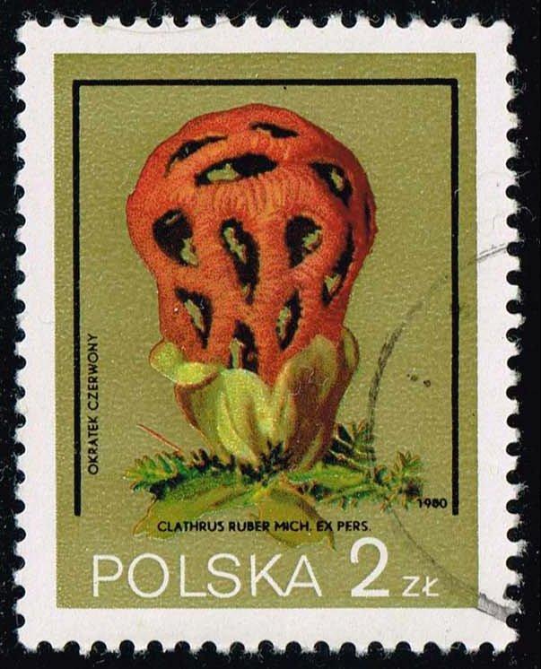Poland #2398 Clathrus ruber; CTO (0.25)