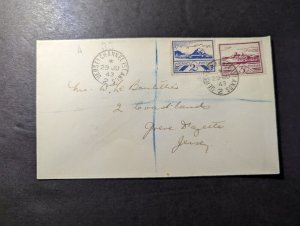 1943 British Channel Islands Cover Jersey Local Use