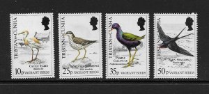 BIRDS - TRISTAN da CUNHA #464-7  MNH