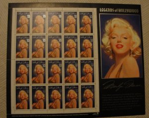 US Sc. #2967 Marilyn Monroe - Full Sheet