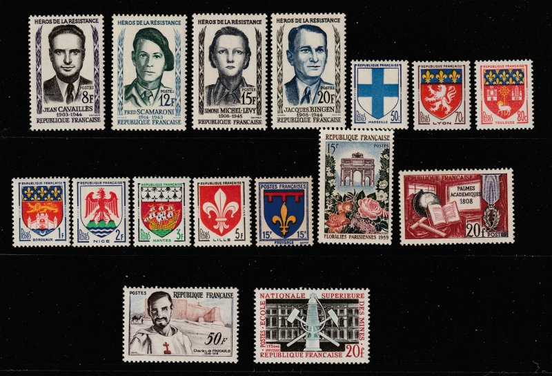 France a mainly MNH lot from about 1950's