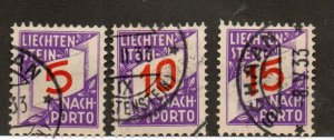 Liechtenstein J13-J15 Used