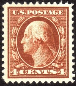 1917, US 4c, Washington, MH, Sc 503, XF