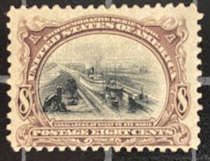 US Stamps - SC# 298 - MOGHR - Crackled Glue - SCV = $90.00