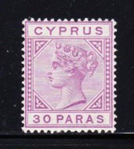 Album Treasures Cyprus Scott # 20 30pa Queen Victoria Mint NH