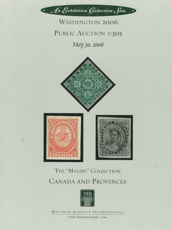 The Malibu Collection of Canada, Matthew Bennett, Sale 305, March 30, 2006