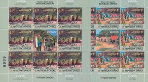 2007 EUROPE CEPT - Bosnia and Serbia - Scout - 2 Minifulls - MNH**