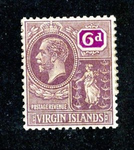 1922 Virgin Sc.# 63 m* cv $2.10  (13 BCXX )