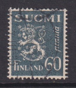 Finland    #165  used  1930  Lion  60p