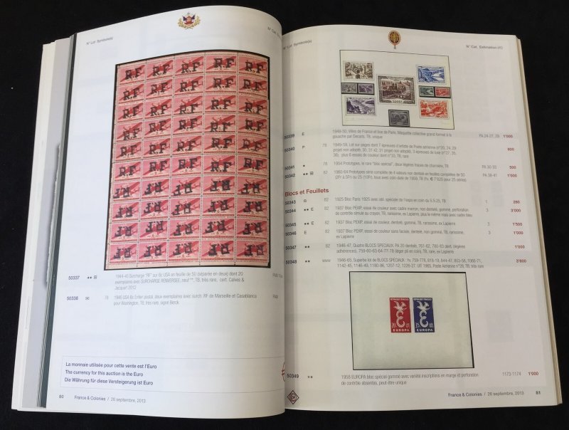 France & Colonies Feldman Catalogue Illustrated 2013 (173 Pages) MK790