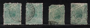 BRAZIL Scott # 159 Used x 4 - Hinge Remnant - Faults