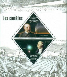 Comets Astronomers Bredikhine Mechaim Galileo Galilei Space MNH stamps set