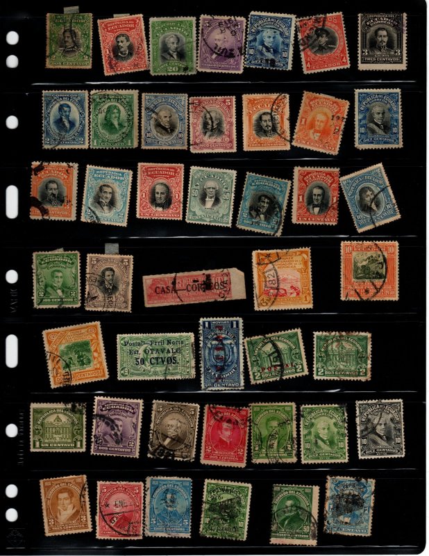 Ecuador OLD STAMPS LOT.