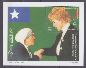 1998 Somalia  673/B45 Princess Diana and Mother Teresa 13,00 €