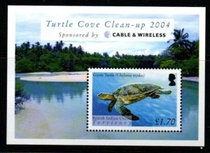 BRITISH INDIAN OCEAN TERR SGMS318 2005 TURTLES  MNH