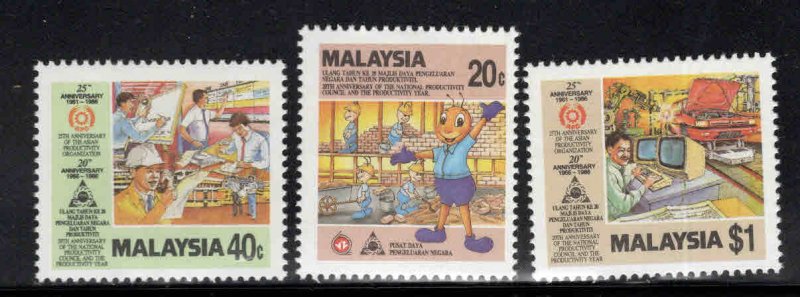 Malaysia Scott 343-345 MNH** stamp set