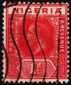 Nigeria.1914 1d S.G.16b Fine Used