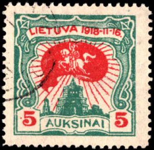 Lithuania #70-80, Complete Set(11), 1920, Used