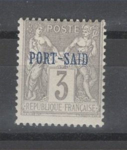 France, Offices in Egypt, Port Said Scott-3 MH