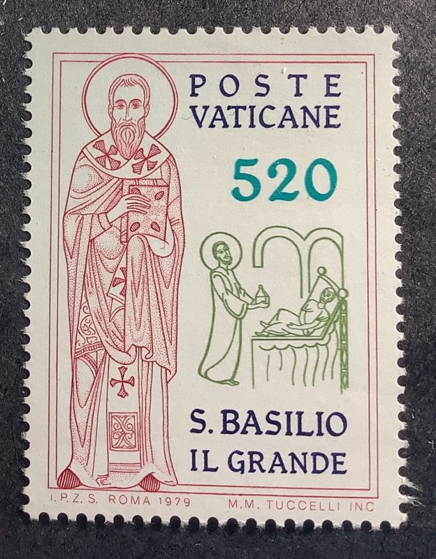 Vatican 1979 Scott 653 MNH - 200L, St. Basil the Great