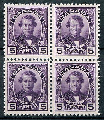 Canada #148  VF Block  of 4  Mint  3 stamps NH  one stamp LH