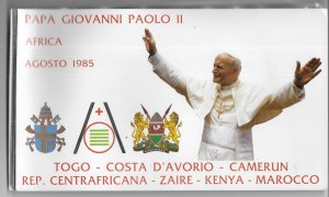 Pope John Paul II 1985 Visit to Africa 14 Covers