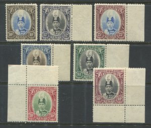 Malaya Kedah 1937 10 cents to $1 mint NH