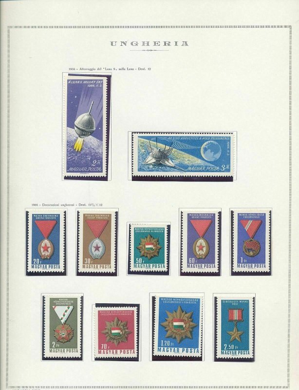 Hungary 1965/66 Sport Flowers Space MNH(85+Stamps)W2534