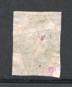 Ceylon #13        F, Used, 2sh blue, Repaired Corner, CV $1400.00 .....  1290014