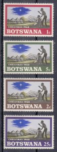 Botswana Scott #47-50 MH