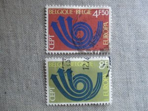 Belgium, Scott# 839-840, used