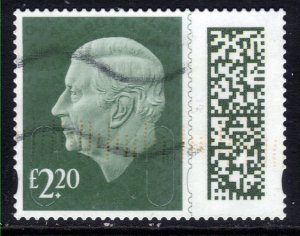 GB 2023 KC 3rd  £2.20 Barcode Machin SG V5025 Used  ( J1089 )