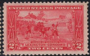 U.S. Scott #618 2-Cent Lex-Concord Stamp - Mint NH Single