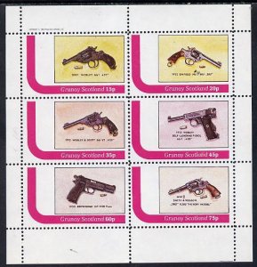 Grunay 1982 Pistols (Webley, Enfield, Browning etc) perf ...